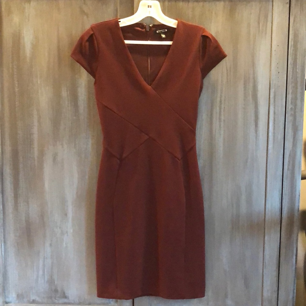 Express Burgundy (Wine) Colored Dress, Size XXS. Good Condition